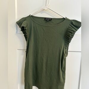 J Crew: Flutter Sleeve Top